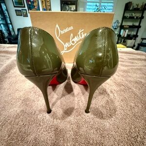 Christian Louboutin Elisa 100 Patent Calf, Size 36.5 (6 US)